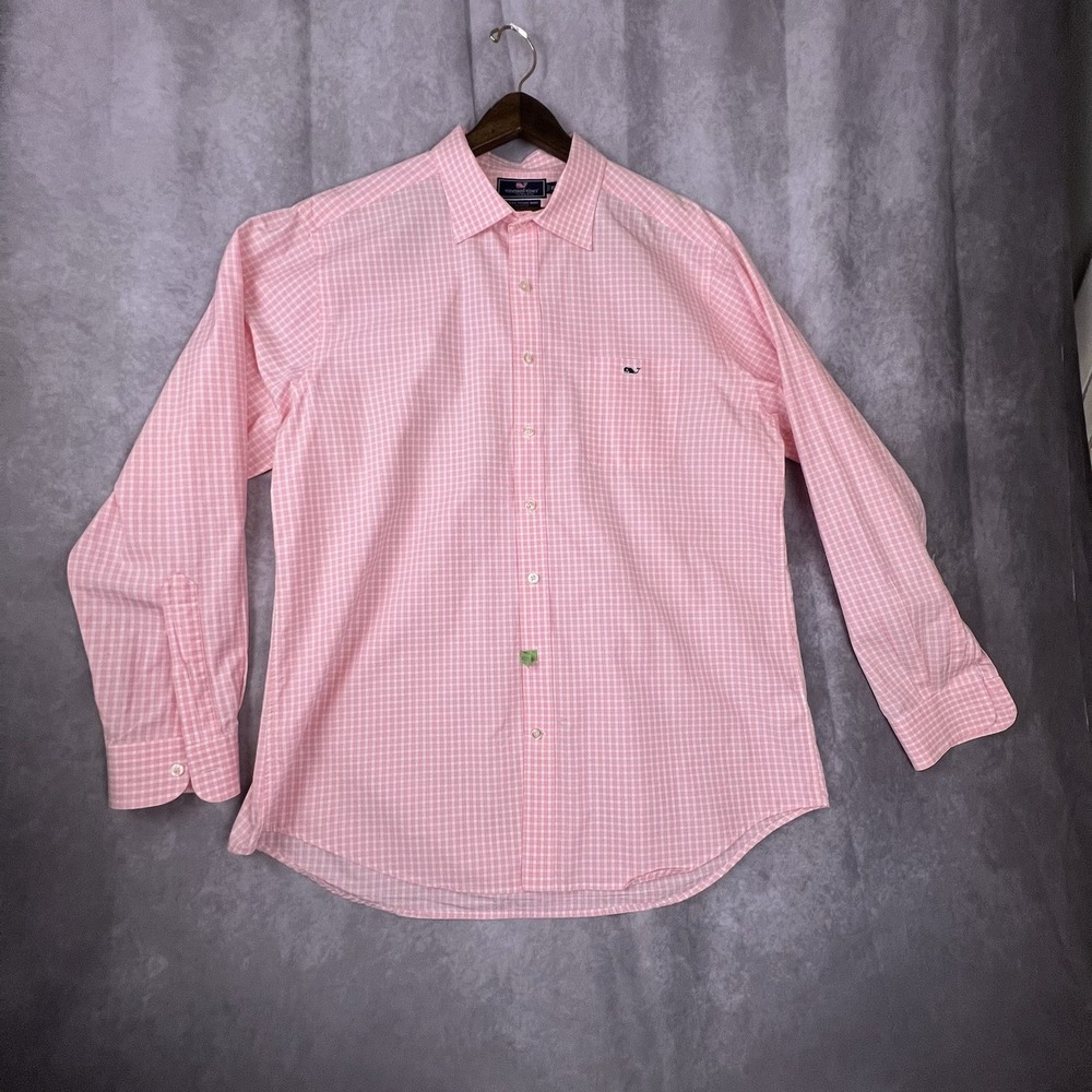 Vineyard‎ Vines Whale SLIM FIT TUCKER Men Button Front Shirt XL